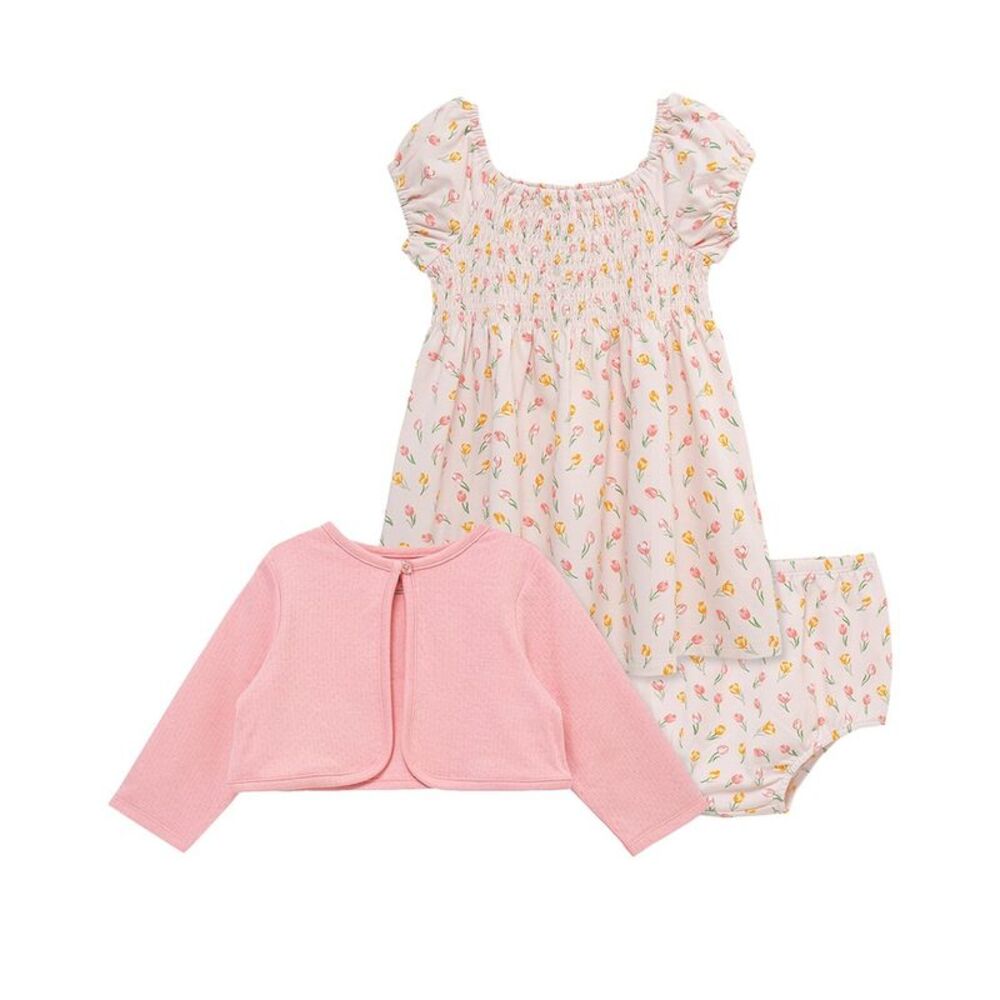 Little Me  Tulip Knit Dress Set